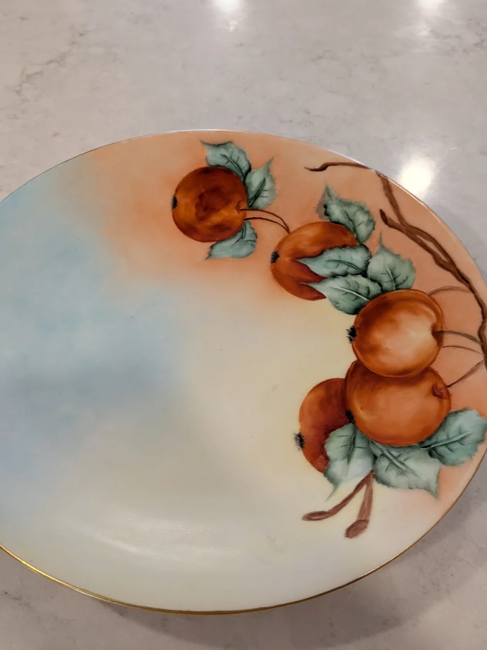 D & C. France hand painted